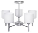 Żyrandol klasyczna lampa sufitowa wisząca Activejet MIRA Chrom 5xE27 do salonu (WYPRZEDAŻ)