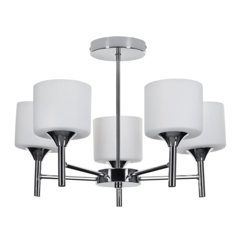 Żyrandol klasyczna lampa sufitowa wisząca Activejet MIRA Chrom 5xE27 do salonu (WYPRZEDAŻ) Żyrandol klasyczna lampa sufitowa wisząca Activejet MIRA Chrom 5xE27 do salonu (WYPRZEDAŻ)