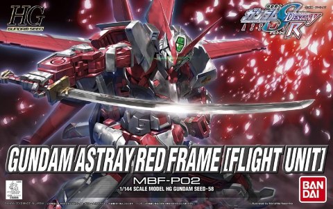 Figurka kolekcjonerska BANDAI HG 1/144 GUNDAM ASTRAY RED FRAME (FLIGHT UNIT) Figurka kolekcjonerska BANDAI HG 1/144 GUNDAM ASTRAY RED FRAME (FLIGHT UNIT)