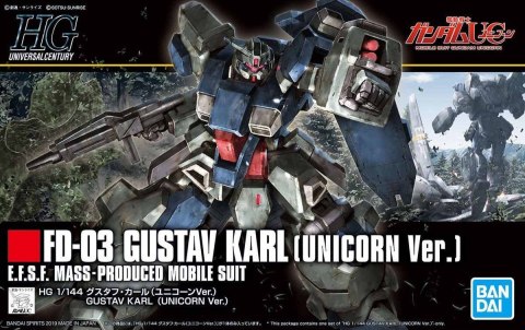 Figurka kolekcjonerska BANDAI HGUC 1/144 GUSTAV KARL (UNICORN VER) Figurka kolekcjonerska BANDAI HGUC 1/144 GUSTAV KARL (UNICORN VER)