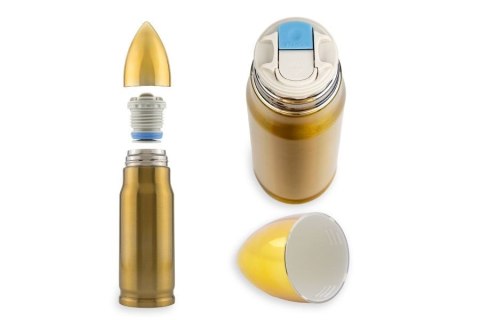 Termos Bullet Brass nabój 350 ml Termos Bullet Brass nabój 350 ml