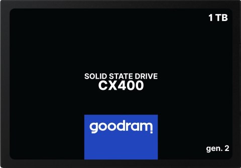 DYSK SSD GOODRAM CX400 Gen2 1TB SATA III 2,5 RETAIL (WYPRZEDAŻ) DYSK SSD GOODRAM CX400 Gen2 1TB SATA III 2,5 RETAIL (WYPRZEDAŻ)
