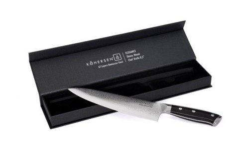 Nóż szefa kuchni Chef Kohersen Elegance Ebony Wood 21,6cm Nóż szefa kuchni Chef Kohersen Elegance Ebony Wood 21,6cm