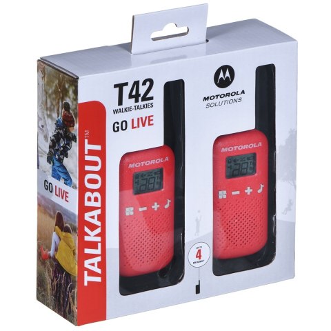 Radiotelefon wielofunkcyjny Motorola T42 RED 5031753007492 Radiotelefon wielofunkcyjny Motorola T42 RED 5031753007492