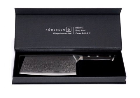 Tasak Cleaver Kohersen Elegance Ebony Wood 16,5cm Tasak Cleaver Kohersen Elegance Ebony Wood 16,5cm