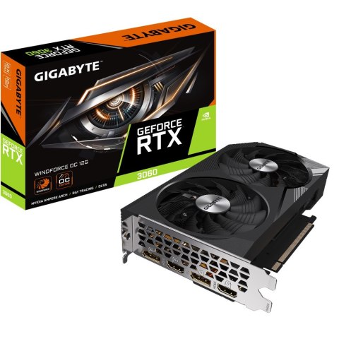 Karta graficzna Gigabyte GeForce RTX 3060 WINDFORCE OC 12GB rev. 2.0 GDDR6 (WYPRZEDAŻ) Karta graficzna Gigabyte GeForce RTX 3060 WINDFORCE OC 12GB rev. 2.0 GDDR6 (WYPRZEDAŻ)