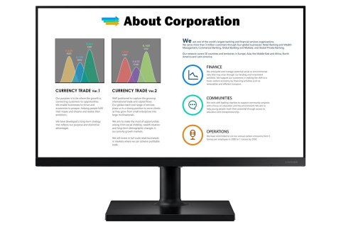 MONITOR SAMSUNG LED 27" LF27T450FQRXEN (WYPRZEDAŻ) MONITOR SAMSUNG LED 27" LF27T450FQRXEN (WYPRZEDAŻ)