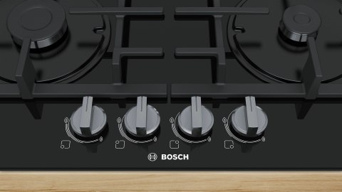 Płyta gazowa BOSCH PNP6B6B90 (4 pola grzejne; kolor czarny) (WYPRZEDAŻ) Płyta gazowa BOSCH PNP6B6B90 (4 pola grzejne; kolor czarny) (WYPRZEDAŻ)