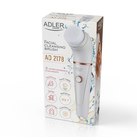 Szczoteczka do oczyszczania twarzy ADLER AD 2178 Szczoteczka do oczyszczania twarzy ADLER AD 2178
