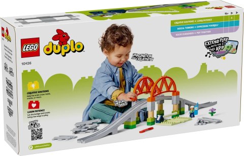 LEGO DUPLO TOWN 10426 Most i tory kolejowe - zestaw rozszerzający LEGO DUPLO TOWN 10426 Most i tory kolejowe - zestaw rozszerzający