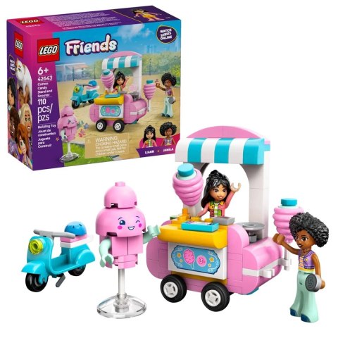 LEGO FRIENDS 42643 Stoisko z watą cukrową i skuter LEGO FRIENDS 42643 Stoisko z watą cukrową i skuter