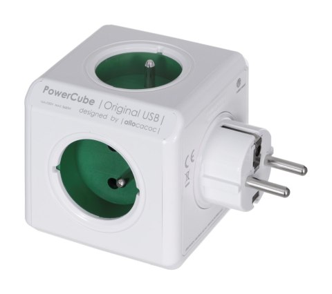 Przedłużacz allocacoc PowerCube Original 2202GN/FROUPC (kolor zielony) Przedłużacz allocacoc PowerCube Original 2202GN/FROUPC (kolor zielony)