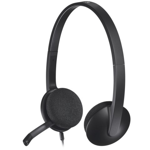 Słuchawki Logitech H340 981-000475 (kolor czarny) (WYPRZEDAŻ) Słuchawki Logitech H340 981-000475 (kolor czarny) (WYPRZEDAŻ)