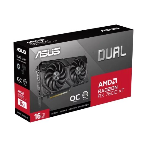 Karta graf. ASUS Dual Radeon RX 7600 XT 16GB Karta graf. ASUS Dual Radeon RX 7600 XT 16GB