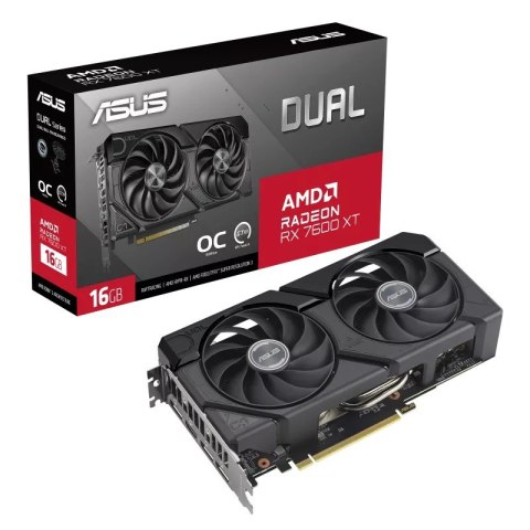 Karta graf. ASUS Dual Radeon RX 7600 XT 16GB Karta graf. ASUS Dual Radeon RX 7600 XT 16GB