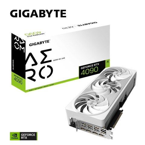 Karta graficzna Gigabyte GeForce RTX 4090 AERO OC 24GB Karta graficzna Gigabyte GeForce RTX 4090 AERO OC 24GB