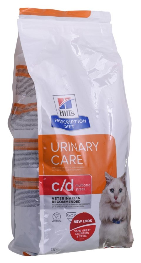 HILL'S Feline c/d Urinary Stress 3kg (WYPRZEDAŻ) HILL'S Feline c/d Urinary Stress 3kg (WYPRZEDAŻ)