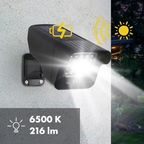 MACLEAN ATRAPA KAMERY SOLARNA MIGAJĄCA DIODA LED CZUJNIK RUCHU OŚWIETLENIE LED NAKLEJKA GRATIS SOL1803S MACLEAN ATRAPA KAMERY SOLARNA MIGAJĄCA DIODA LED CZUJNIK RUCHU OŚWIETLENIE LED NAKLEJKA GRATIS SOL1803S