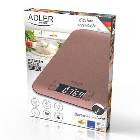 Waga kuchenna ADLER AD 3183c miedź Waga kuchenna ADLER AD 3183c miedź