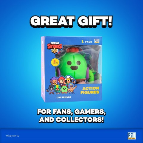 BRAWL STARS S1 ACTION FIGURES 11cm - SPIKE BRAWL STARS S1 ACTION FIGURES 11cm - SPIKE