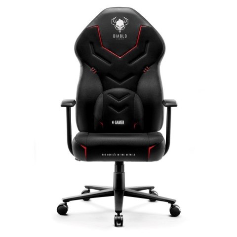 Fotel gamingowy DIABLO X-GAMER fotel czarno-czarny Fotel gamingowy DIABLO X-GAMER fotel czarno-czarny