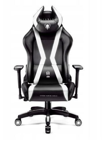 Fotel gamingowy DIABLO X-HORN 2.0 normal fotel czarno-biały Fotel gamingowy DIABLO X-HORN 2.0 normal fotel czarno-biały