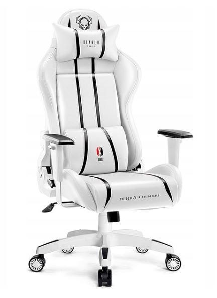 Fotel gamingowy DIABLO X-ONE 2.0 normal fotel biało-czarny Fotel gamingowy DIABLO X-ONE 2.0 normal fotel biało-czarny