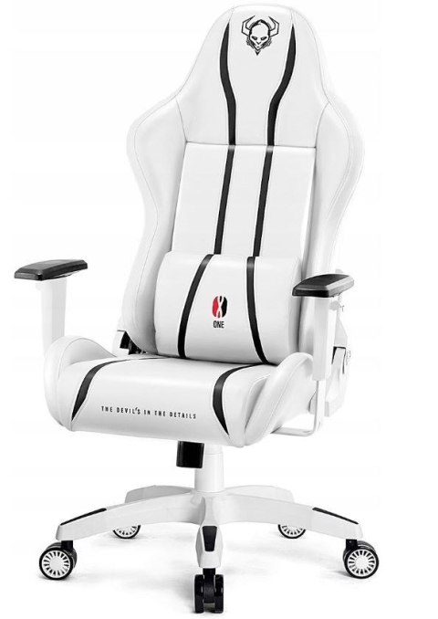 Fotel gamingowy DIABLO X-ONE 2.0 normal fotel biało-czarny Fotel gamingowy DIABLO X-ONE 2.0 normal fotel biało-czarny