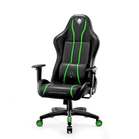 Fotel gamingowy DIABLO X-ONE 2.0 normal fotel czarno-zielony Fotel gamingowy DIABLO X-ONE 2.0 normal fotel czarno-zielony