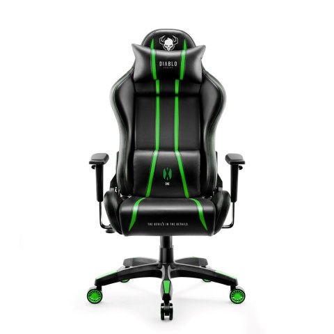 Fotel gamingowy DIABLO X-ONE 2.0 normal fotel czarno-zielony Fotel gamingowy DIABLO X-ONE 2.0 normal fotel czarno-zielony