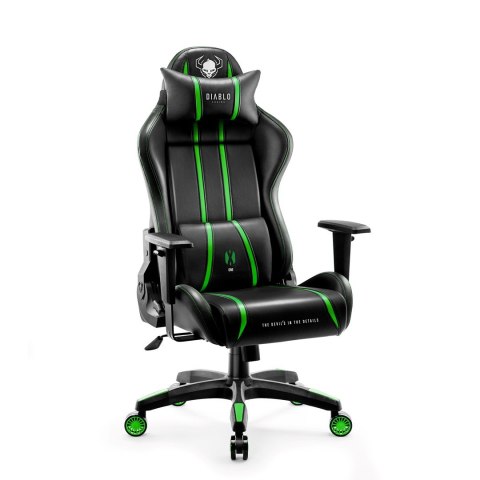 Fotel gamingowy DIABLO X-ONE 2.0 normal fotel czarno-zielony Fotel gamingowy DIABLO X-ONE 2.0 normal fotel czarno-zielony