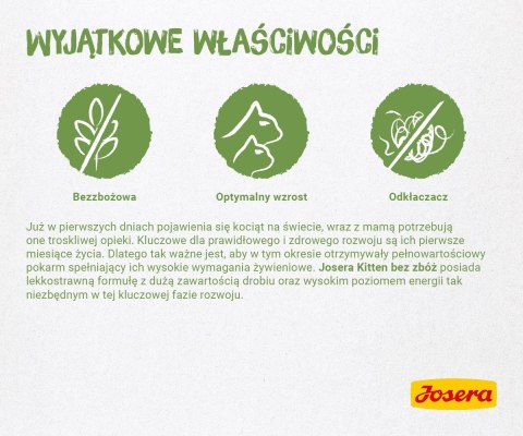 JOSERA Kitten grainfree - sucha karma dla kota - 2kg JOSERA Kitten grainfree - sucha karma dla kota - 2kg