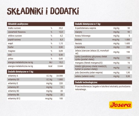 Josera Cat NATURELLE Adult Sterilised Pstrąg - karma dla kotów sterylizowanych - 10kg Josera Cat NATURELLE Adult Sterilised Pstrąg - karma dla kotów sterylizowanych - 10kg