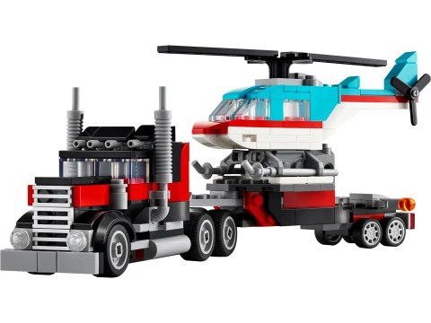 LEGO Creator 31146 Ciężarówka z platformą i helikopterem LEGO Creator 31146 Ciężarówka z platformą i helikopterem