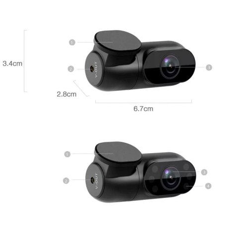 Wideorejstrator VIOFO A139 Pro 3CH GPS WiFi Wideorejstrator VIOFO A139 Pro 3CH GPS WiFi