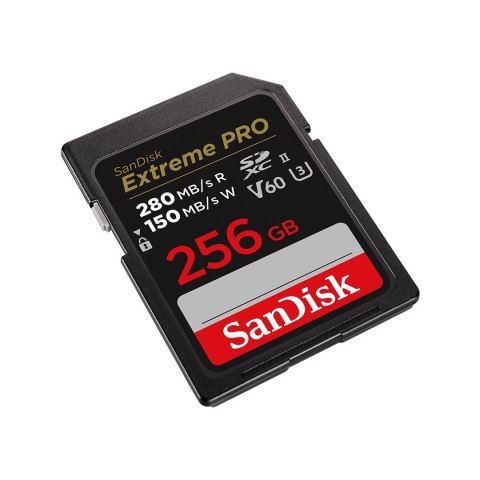 KARTA SANDISK EXTREME PRO SDXC 256GB 280/150 MB/s V60 UHS-II KARTA SANDISK EXTREME PRO SDXC 256GB 280/150 MB/s V60 UHS-II