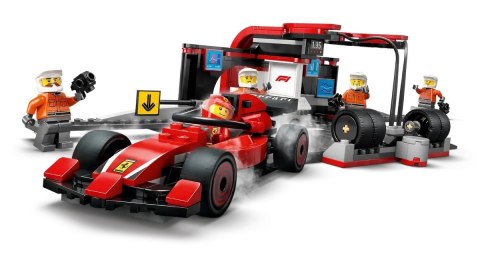 LEGO CITY 60443 F1 Pit stop i mechanicy z bolidem Ferrari LEGO CITY 60443 F1 Pit stop i mechanicy z bolidem Ferrari
