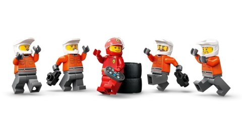LEGO CITY 60443 F1 Pit stop i mechanicy z bolidem Ferrari LEGO CITY 60443 F1 Pit stop i mechanicy z bolidem Ferrari