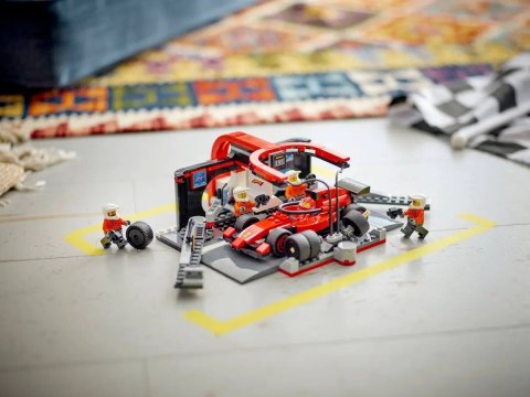 LEGO CITY 60443 F1 Pit stop i mechanicy z bolidem Ferrari LEGO CITY 60443 F1 Pit stop i mechanicy z bolidem Ferrari