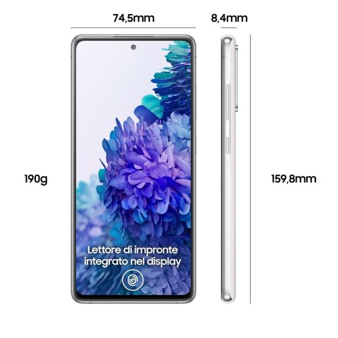 Smartfon Samsung Galaxy S20 FE (G780) 6/128GB 6.5" SAMOLED 2400x1080 4500mAh Dual SIM 4G White (WYPRZEDAŻ) Smartfon Samsung Galaxy S20 FE (G780) 6/128GB 6.5" SAMOLED 2400x1080 4500mAh Dual SIM 4G White (WYPRZEDAŻ)