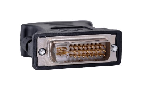 Adapter Lanberg AD-0012-BK (DVI-I (Dual link) M - D-Sub (VGA) F; kolor czarny) Adapter Lanberg AD-0012-BK (DVI-I (Dual link) M - D-Sub (VGA) F; kolor czarny)