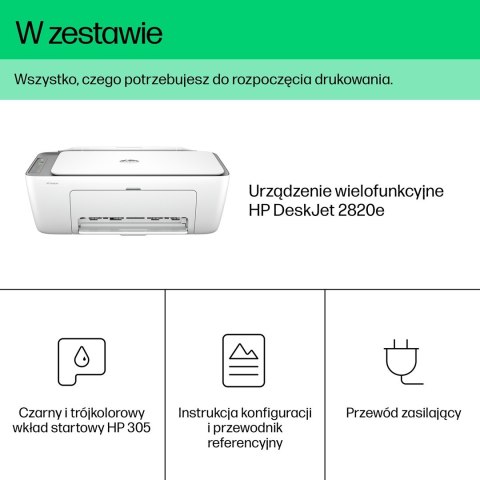 HP DeskJet 2820e All-In-One 588K9B (WYPRZEDAŻ) HP DeskJet 2820e All-In-One 588K9B (WYPRZEDAŻ)