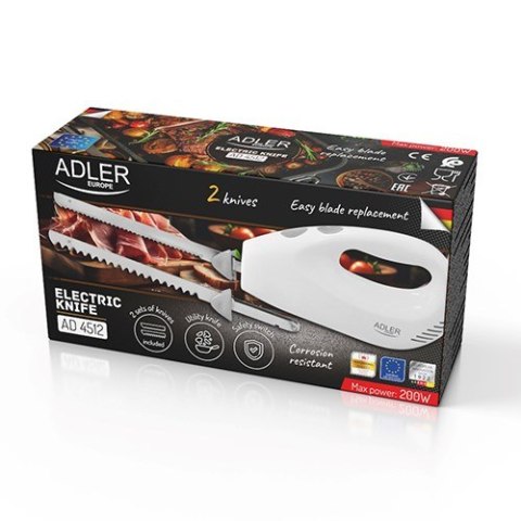 Nóż elektryczny ADLER AD 4512 Nóż elektryczny ADLER AD 4512