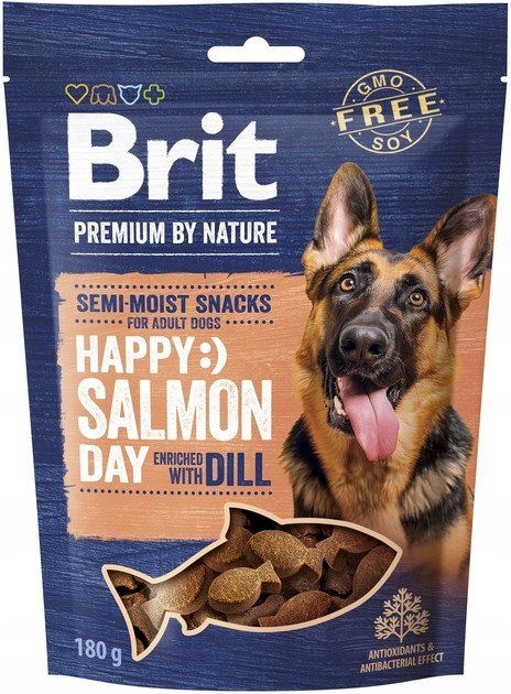 BRIT PREMIUM DOG SNACK SALMON WITH DILL 180g BRIT PREMIUM DOG SNACK SALMON WITH DILL 180g