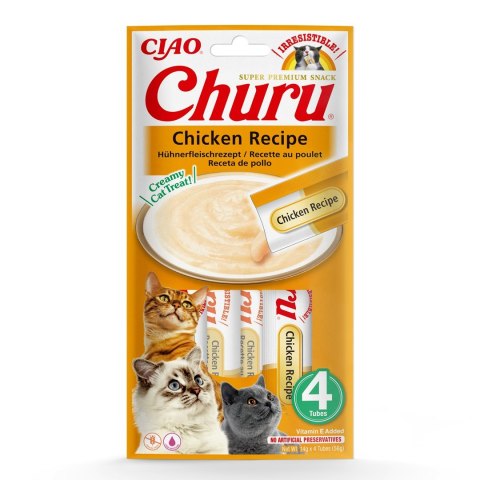 INABA CHURU kurczak przysmak kot 4x14g INABA CHURU kurczak przysmak kot 4x14g