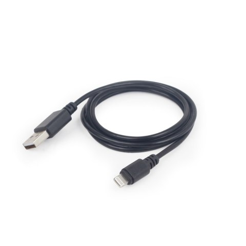 Kabel GEMBIRD CC-USB2-AMLM-1M (USB 2.0 M - Lightning M; 1m; kolor czarny) Kabel GEMBIRD CC-USB2-AMLM-1M (USB 2.0 M - Lightning M; 1m; kolor czarny)