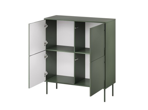 Komoda 4D TRESSE 100x40x110 zieleń mat Komoda 4D TRESSE 100x40x110 zieleń mat