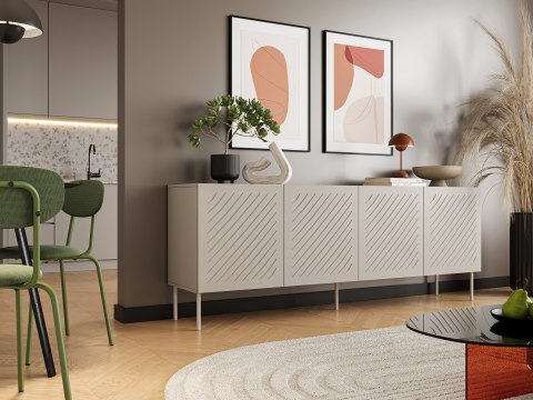 Komoda SIENA 200x40x75 kaszmir mat Komoda SIENA 200x40x75 kaszmir mat