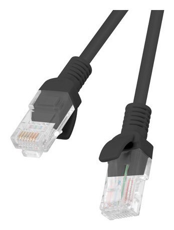 PATCHCORD KAT.5E UTP 0.5M CZARNY FLUKE PASSED LANBERG 10-PACK PATCHCORD KAT.5E UTP 0.5M CZARNY FLUKE PASSED LANBERG 10-PACK