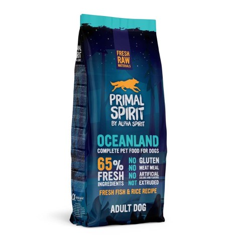 PRIMAL SPIRIT Sucha MIĘKKA karma OCEANLAND - ryba dla psów z alergią -12 kg PRIMAL SPIRIT Sucha MIĘKKA karma OCEANLAND - ryba dla psów z alergią -12 kg